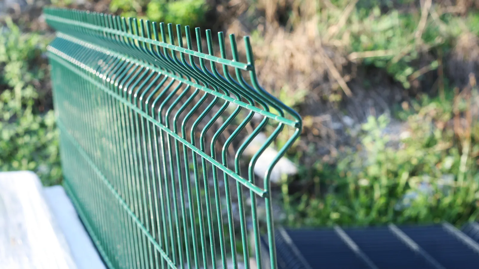 3D panelna ograja v zeleni barvi